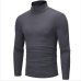 2018 New Autumn Winter Men'S Sweater Men'S Turtleneck Solid Color Casual Sweater Men's Slim Fit Brand Knitted Pullovers