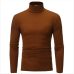 2018 New Autumn Winter Men'S Sweater Men'S Turtleneck Solid Color Casual Sweater Men's Slim Fit Brand Knitted Pullovers