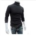 2018 New Autumn Winter Men'S Sweater Men'S Turtleneck Solid Color Casual Sweater Men's Slim Fit Brand Knitted Pullovers