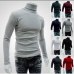 2018 New Autumn Winter Men'S Sweater Men'S Turtleneck Solid Color Casual Sweater Men's Slim Fit Brand Knitted Pullovers