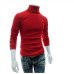 2018 New Autumn Winter Men'S Sweater Men'S Turtleneck Solid Color Casual Sweater Men's Slim Fit Brand Knitted Pullovers