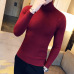 2018 New Men's Turtleneck Pullover Sweaters Male Autumn Slim Fit Turtleneck Sweater Red Black White Knitted Pullovers