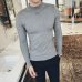 2019 Autumn New Men's Turtleneck  Sweaters Pullover Male Solid Color Slim Fit Turtleneck Sweater Tops Knitted Pullovers S-2XL