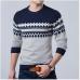 2019 New Autumn Fashion Brand Casual Sweater O-Neck Slim Fit Knitting Mens Sweaters And Pullovers Men Pullover Men XXL