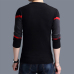 2019 New Autumn Winter Fashion Brand Clothing Men's Sweaters Breathable Slim Fit Men Pullover Contrast Color Knitted Sweater Men