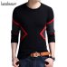 2019 New Autumn Winter Fashion Brand Clothing Men's Sweaters Breathable Slim Fit Men Pullover Contrast Color Knitted Sweater Men