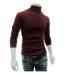 2019 New Autumn Winter Men'S Sweater Men'S Turtleneck Solid Color Casual Sweater Men's Slim Fit Brand Knitted Pullovers