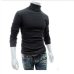 2019 New Autumn Winter Men'S Sweater Men'S Turtleneck Solid Color Casual Sweater Men's Slim Fit Brand Knitted Pullovers