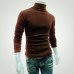 2019 New Autumn Winter Men'S Sweater Men'S Turtleneck Solid Color Casual Sweater Men's Slim Fit Brand Knitted Pullovers