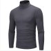 2019 New Autumn Winter Men'S Sweater Men'S Turtleneck Solid Color Casual Sweater Men's Slim Fit Brand Knitted Pullovers 7 color