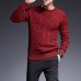 2019 New Fashion Brand Sweaters Man Pullovers O-Neck Slim Fit Jumpers Knitwear Thick Autumn Korean Style Casual Mens Clothes