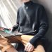 2019 Winter Men's In Warm Cashmere Woolen Pullover Casual Sweater Brand Turtleneck Fashion Trend Knitting Multicolor Coats M-2XL