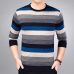 2019 brand social cotton thin men's pullover sweaters casual crocheted striped knitted sweater men masculino jersey clothes 5066