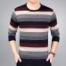 2019 brand social cotton thin men's pullover sweaters casual crocheted striped knitted sweater men masculino jersey clothes 5066