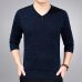 2019 brand social cotton thin men's pullover sweaters casual crocheted striped knitted sweater men masculino jersey clothes 5066