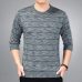 2019 brand social cotton thin men's pullover sweaters casual crocheted striped knitted sweater men masculino jersey clothes 5066