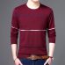 2019 brand social cotton thin men's pullover sweaters casual crocheted striped knitted sweater men masculino jersey clothes 5066