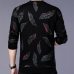 2019 designer pullover feather men sweater dress thin jersey knitted sweaters mens wear slim fit knitwear fashion clothing 41241