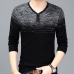 2019 designer pullover striped men sweater dress thin jersey knitted sweaters mens wear slim fit knitwear fashion clothing 10038