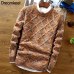 2019New Fashion Men Sweater Streetwear Casual Slim Fit Male Clothing Long Sleeve Knitted Pullovers Winter Thick O-Neck V1