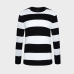 Autumn Winter Fashion Brand Clothing Men Knitted Sweater Thick Stripes Slim Fit Pullover Men 100% Cotton O-Neck Sweaters For Men