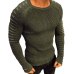 Autumn Winter Sweater Men 2018 NewArrival Casual Pullover Men Long Sleeve O-Neck Patchwork Knitted Solid Men Sweaters Size M-3XL