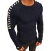 Autumn Winter Sweater Men 2018 NewArrival Casual Pullover Men Long Sleeve O-Neck Patchwork Knitted Solid Men Sweaters Size M-3XL