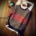 Autumn Winter Sweater Men's Round Neck Solid Color Turtleneck Sweater Men's Youth Trend New Slim Long Sleeve Sweater