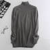 Autumn and winter new high-neck cashmere sweater men's loose large size sweater business casual solid color sweater