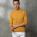 Autumn and winter new high-neck cashmere sweater men's loose large size sweater business casual solid color sweater