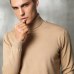 Autumn and winter new high-neck cashmere sweater men's loose large size sweater business casual solid color sweater