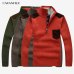 CARANFIER 3PC SNew 2019 Mens Sweaters Thick Warm Winter Zipper Pullover Cashmere Wool Sweater Men Knitwear Homme Plus Size 3XL