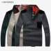 CARANFIER 3PC SNew 2019 Mens Sweaters Thick Warm Winter Zipper Pullover Cashmere Wool Sweater Men Knitwear Homme Plus Size 3XL