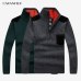 CARANFIER 3PC SNew 2019 Mens Sweaters Thick Warm Winter Zipper Pullover Cashmere Wool Sweater Men Knitwear Homme Plus Size 3XL