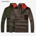 CARANFIER 3PC SNew 2019 Mens Sweaters Thick Warm Winter Zipper Pullover Cashmere Wool Sweater Men Knitwear Homme Plus Size 3XL