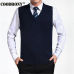 COODRONY 2019 New Arrival Solid Color Sweater Vest Men Cashmere Sweaters Wool Pullover Men Brand V-Neck Sleeveless Jersey Hombre