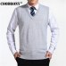 COODRONY 2019 New Arrival Solid Color Sweater Vest Men Cashmere Sweaters Wool Pullover Men Brand V-Neck Sleeveless Jersey Hombre