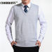 COODRONY 2019 New Arrival Solid Color Sweater Vest Men Cashmere Sweaters Wool Pullover Men Brand V-Neck Sleeveless Jersey Hombre