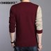 COODRONY 2019 Winter New Arrivals Thick Warm Sweaters O-Neck Wool Sweater Men Brand Clothing Knitted Cashmere Pullover Men 66203