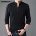 COODRONY Cashmere Sweater Men Clothes 2019 Autumn Winter Thick Warm Wool Pullover Men Casual Zipper Turtleneck Pull Homme 8142