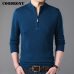 COODRONY Cashmere Sweater Men Clothes 2019 Autumn Winter Thick Warm Wool Pullover Men Casual Zipper Turtleneck Pull Homme 8142