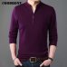 COODRONY Cashmere Sweater Men Clothes 2019 Autumn Winter Thick Warm Wool Pullover Men Casual Zipper Turtleneck Pull Homme 8142