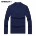 COODRONY Cashmere Sweater Men Clothes 2019 Autumn Winter Thick Warm Wool Pullover Men Casual Zipper Turtleneck Pull Homme 8142