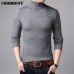 COODRONY Mens Sweaters Cashmere Cotton Sweater Men Soft Knitwear Pull Homme Winter Thick Warm Turtleneck Wool Pullover Men 91011