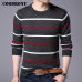 COODRONY O-Neck Pullover Men Brand Clothing 2019 Autumn Winter New Arrival Cashmere Wool Sweater Men Casual Striped Pull Men 152