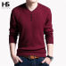 COODRONY Sweater Men Casual V-Neck Pullover Men Autumn Slim Fit Long Sleeve Shirt Mens Sweaters Knitted Cashmere Wool Pull Homme