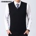 COODRONY Sweater Men Clothes 2019 Autumn Winter Warm Cashmere Wool Pull Homme Classic Casual V-Neck Sleeveless Vest Sweaters 126