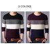 COODRONY Sweater Men Streetwear Fashion Striped Knitwear Autumn Winter Cotton Wool Pullover Men Slim Fit O-Neck Pull Homme 91028