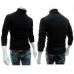 Cncool New Autumn Mens Sweaters Casual Male turtleneck Man's Black Solid Knitwear Slim Brand Clothing Sweater