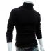 Cncool New Autumn Mens Sweaters Casual Male turtleneck Man's Black Solid Knitwear Slim Brand Clothing Sweater